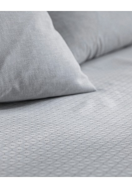 Delrico Tek Kişilik Pamuklu Çarşaf Takımı - Gri modelleri