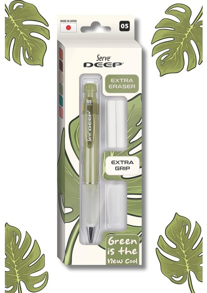 Deep Klm & Grıp & Sılgı Yedeklı Set 05MM Yaprak Yesılı