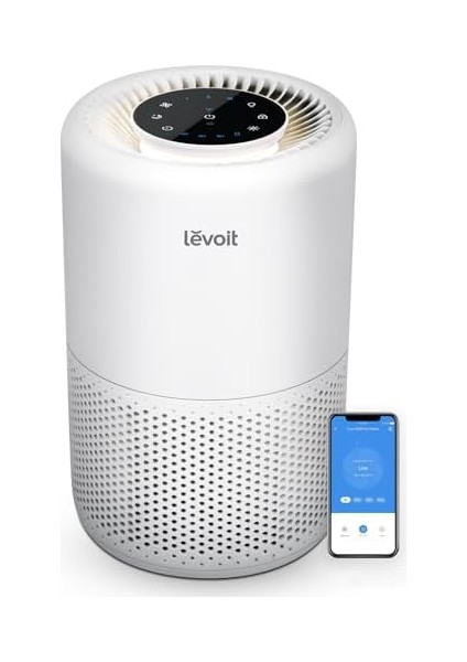 H13 Hepa Hava Filtresili Hava Temizleyici, Polen ve Küf Kokularına Karşı, 35 Metrekareye Kadar Cadr 170 Metreküp/saat, Zamanlayıcılı, Uyku Modu, Uygulama Kontrolü, Gece Lambası modelleri