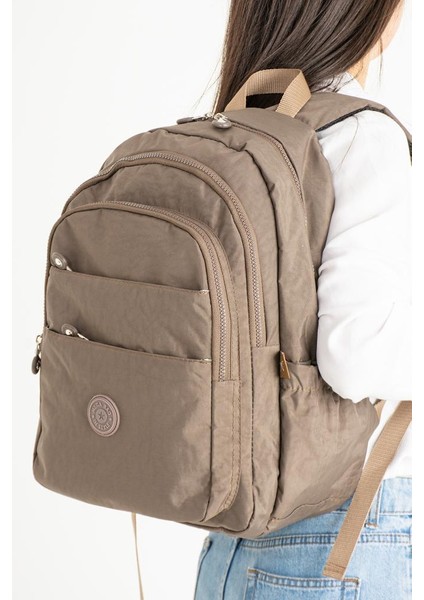 Unisex Okul Çantası Klinkır Kumaş Sırt Çantası Çok Cepli Hafif Yağmur Geçirmez 42*30 cm