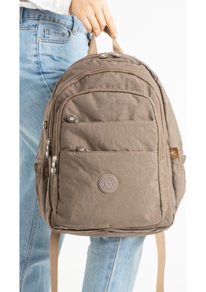 Unisex Okul Çantası Klinkır Kumaş Sırt Çantası Çok Cepli Hafif Yağmur Geçirmez 42*30 cm fiyatları