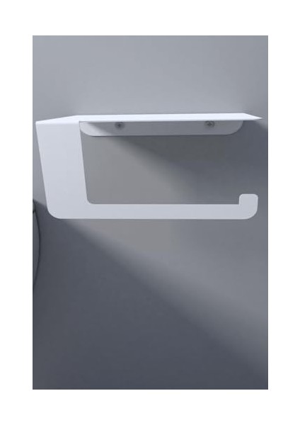 Metal Beyaz Telefon Raflı Tuvalet Kağıtlık, Wc Kağıtlık ve Tuvalet Kağıtlığı modelleri