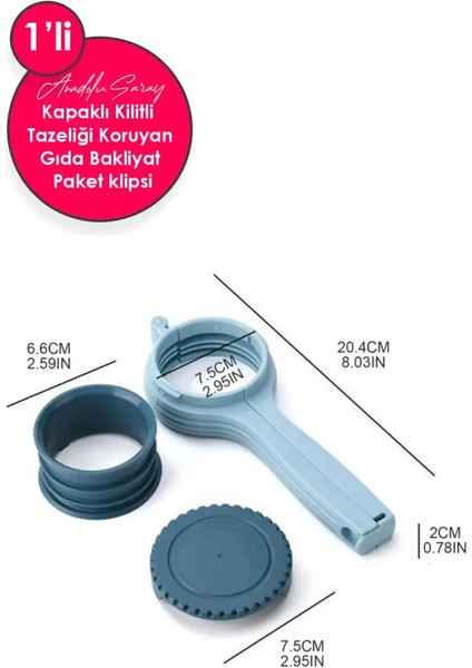 Kapaklı Kilitli Tazeliği Koruyan Gıda Bakliyat Paket Klipsi Ambalaj Poşet Torba Kapatma Aparatı fiyatları
