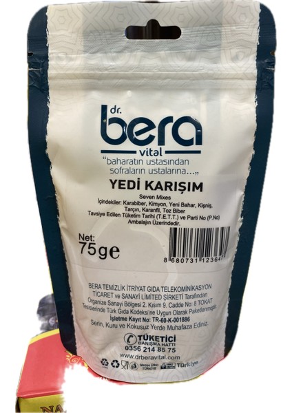 Yedi Karışım Baharat 75 gr fiyatları