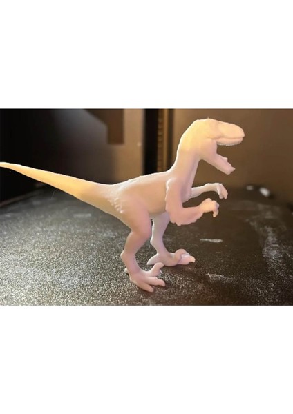 Dinozor Figür-Boyanabilir Dinazor Figür Oyuncak-Velociraptor Jurassic Park
