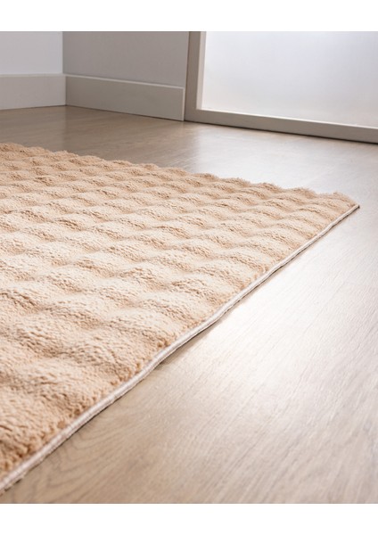 Vivre Bubble Halı - Bej - 80x150 cm fırsatları