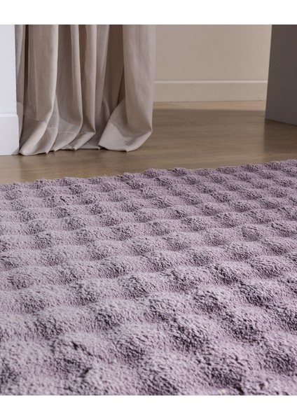 Vivre Bubble Halı - Koyu Mürdüm - 80x150 cm fiyatları