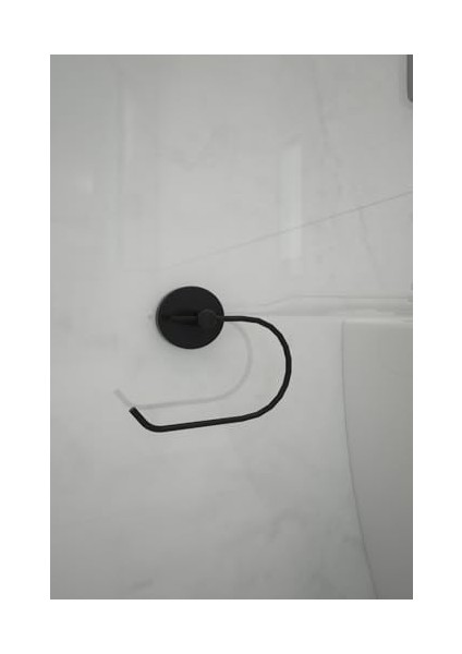 Banyo Lotus Siyah Tuvalet Kağıdı Asacağı,tuvalet Kağıdı Askısı,tuvalet Kağıtlığı - Delmeye Son Ister Yapıştır Ister Montajla modelleri