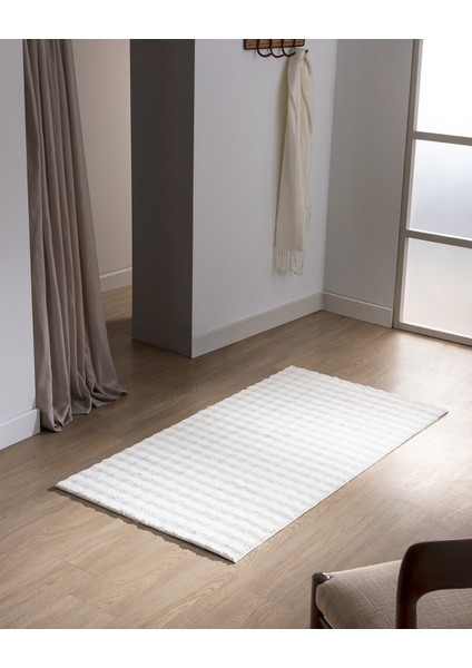 Vivre Bubble Halı - Krem - 80x150 cm