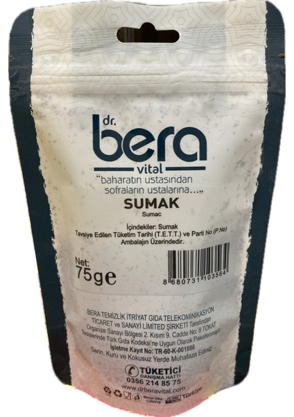 Sumak 75 gr fiyatları