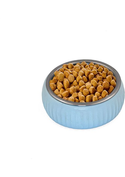 Mikopet Organik Seramik Mama Kabı Mavi