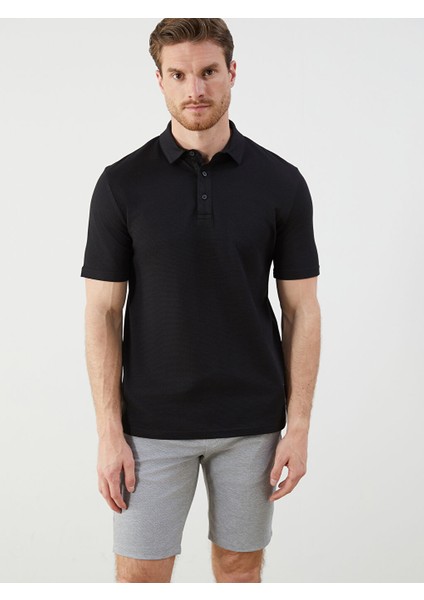 Yeni Sezon Modal Karisimli Polo Yaka Basic Erkek Tisort - S5NH21Z8