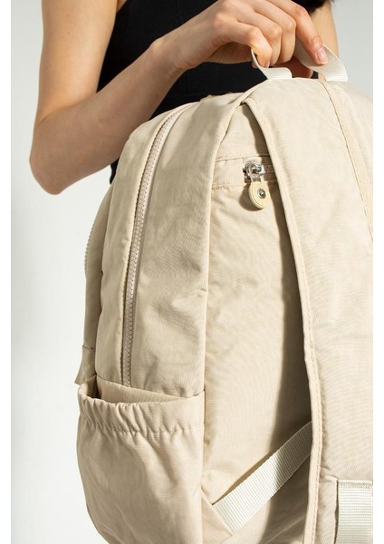 Unisex Okul Çantası Klinkır Kumaş Günlük Sırt Çantası Çok Cepli Hafif Yağmur Geçirmez 38*28 cm modelleri