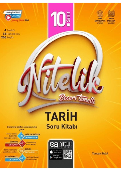 Nitelik 10. Sınıf Tarih Beceri Temelli Soru Kitabı