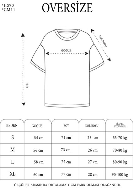Unisex Basic Bisiklet Yaka Oversize T-Shirt - Siyah fiyatları