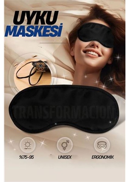 Uyku Maskesi Göz Uyku Maskesi 2 Adet