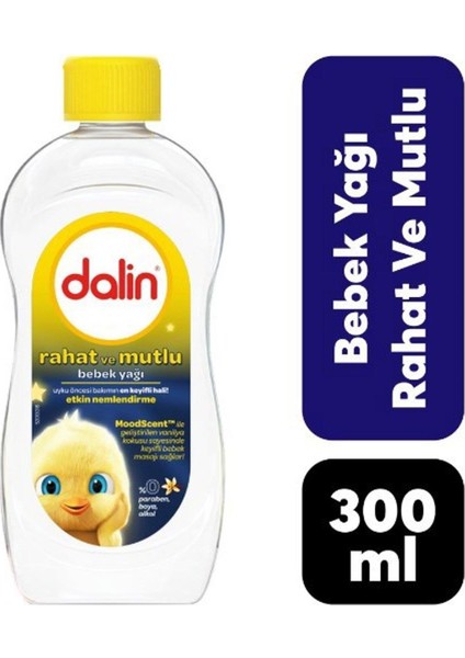 Dalin Rahat ve Mutlu Bebek Yağı 300 ml