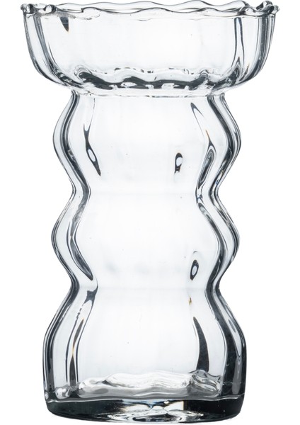 Zigzag Model Borosilikat Cam Bardak - Şık Sunum ve Kokteyller Için Özel Tasarım Bardak