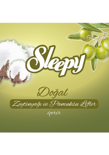 Sleepy Doğal Zeytinyağlı Islak Havlu Mendil 90 Adet fiyatları
