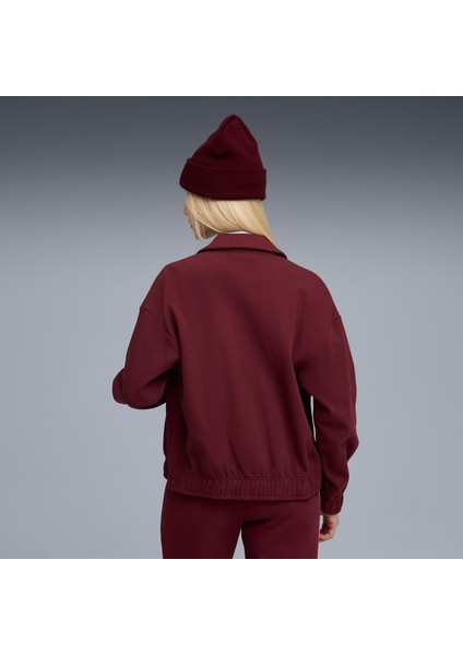 T7 Relaxed Track Jacket Kadın Spor Ceket Kırmızı Renk Rahat Kesim fiyatları