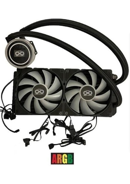 240MM Lıquıd Coolıng AZ240-1B Argb Sıvı Soğutmalı AM5-1851P Işlemci Fanı modelleri