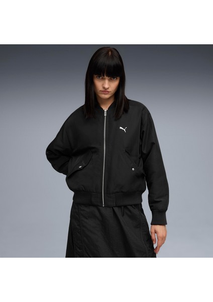 T7 Satin Bomber Jacket Kadın Yetişkin Ceket indirimleri