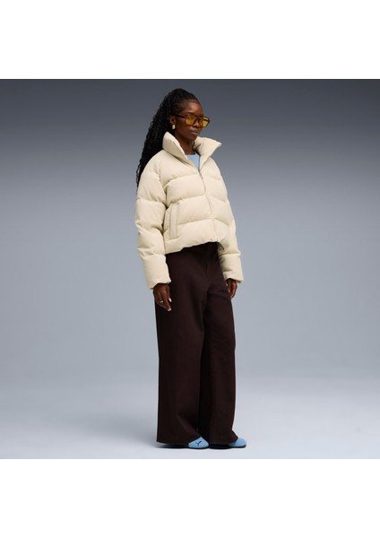 Corduroy Puffer Jacket Kadın Yetişkin Ceket fiyatları