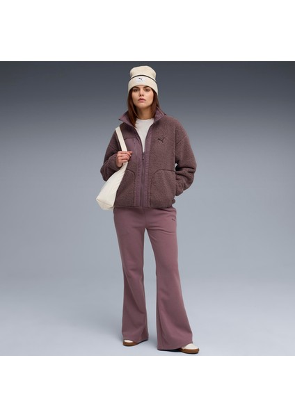 Reversible Sherpa Kadın Mor Ceket.88 modelleri