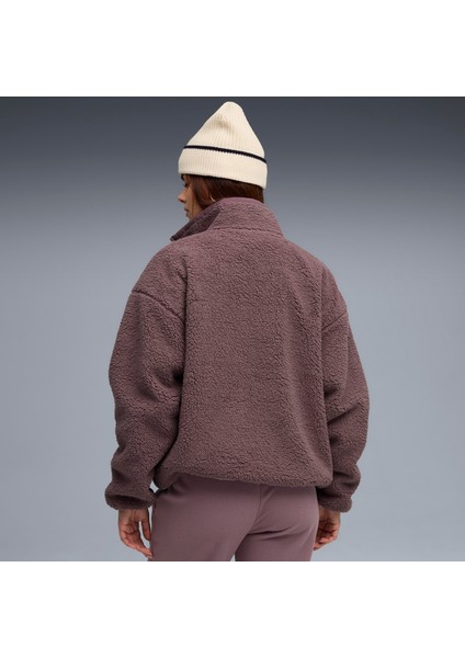 Reversible Sherpa Kadın Mor Ceket.88 indirimleri