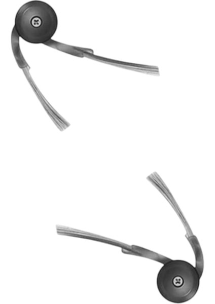 Roborock Qrevo Curv Robot Süpürge Uyumlu 2 Adet Yan Fırça Yedek Parça Seti