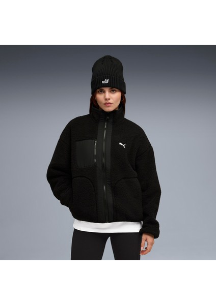 Reversible Sherpa Jacket Kadın Yetişkin Ceket modelleri