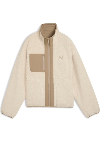 Reversible Sherpa Jacket Kadın Yetişkin Ceket