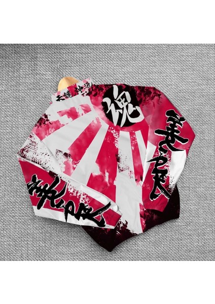 Unisex Dijital Baskılı Paraşüt Rüzgarlık - Renkli fiyatları