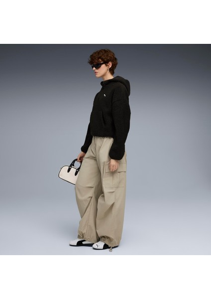 Wardrobe Ess Polar Fl Hoodie Kadın Yetişkin Sweatshirt fiyatları