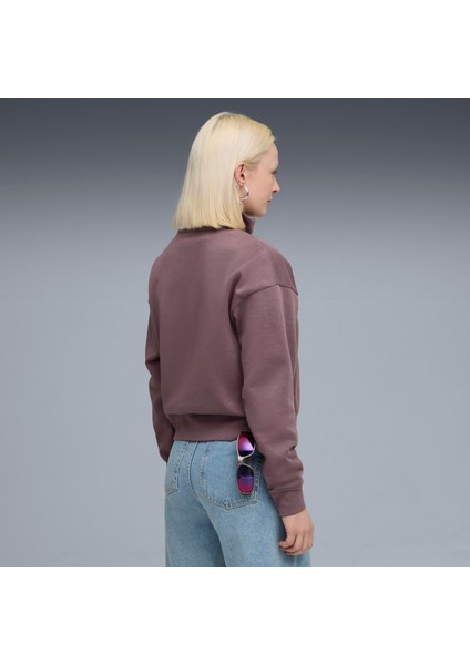 Class Half-Zip Crew Kadın Yetişkin Sweatshirt modelleri