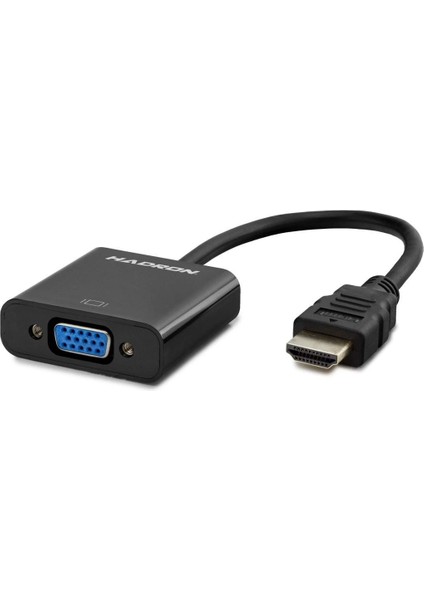 Hdmı To VGA F Çevirici 1080P Siyah HDX2020