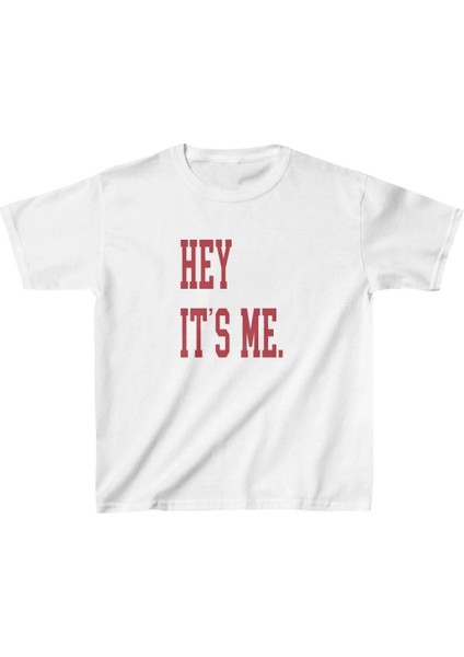 Çocuk Unisex Baskılı T-Shirt - Beyaz