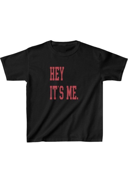 Çocuk Unisex Baskılı T-Shirt - Siyah