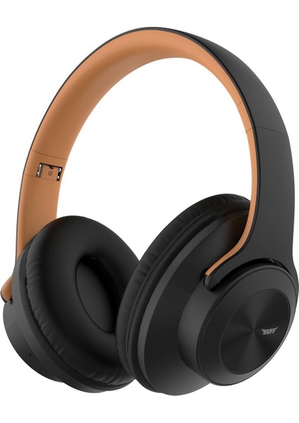 Labs BF16 Kulaklık Bluetooth 5.3, 18 Saat Oynatma, 3 Eq Mod, Hoparlör Modu (Siyah-Kahverengi)