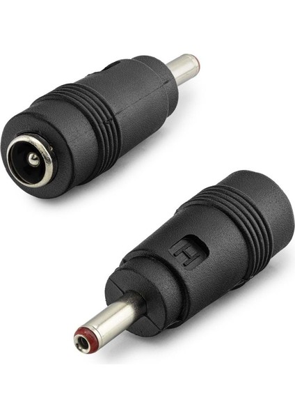 Notebook Adaptör Ucu Çevirici 3.5*1.35 (M) To 5.5*2.5 (F) 10LU Paket Siyah HDX1314