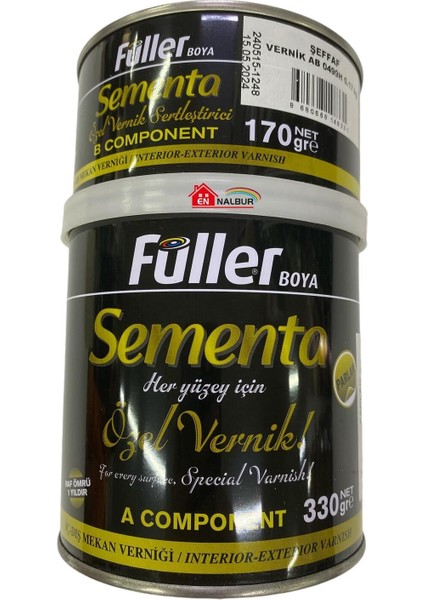 Sementa Özel Vernik Tüm Yüzeyler Için 500 gr Parlak