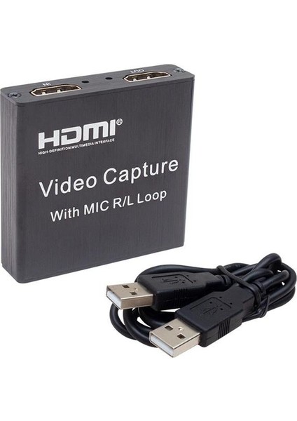 Powermaster PM-2620 4K Uyumlu 1080P USB 2.0 HDMI Video Capture Kart