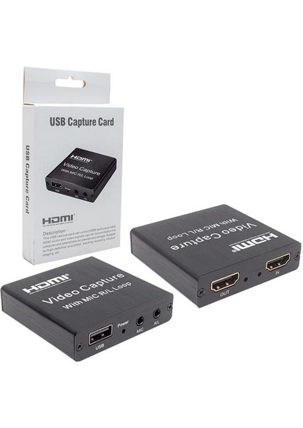 Powermaster PM-2620 4K Uyumlu 1080P USB 2.0 HDMI Video Capture Kart fiyatları