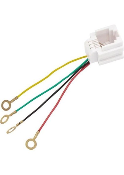 RJ11 Soket 623K Jack 6P4C Telefon Dsl Konnektörü 150 mm