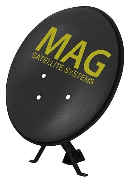 Mag MG-14452 80CM Ofset Siyah Çanak Anten - 10'lu Paket (Montaj Aparatları Dahil)