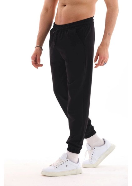 Unisex Iki Iplik Eşofman Altı - Siyah fiyatları