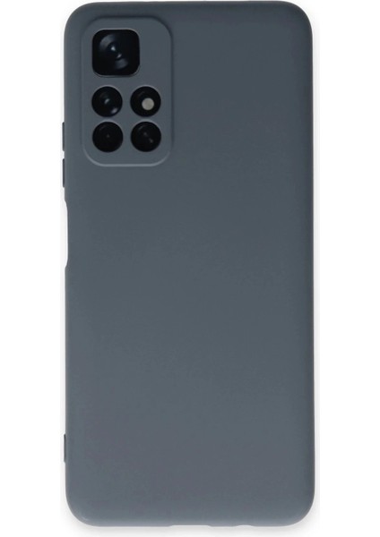 Xiaomi Redmi Note 11T Kılıf Nano Içi Kadife Silikon - Gri