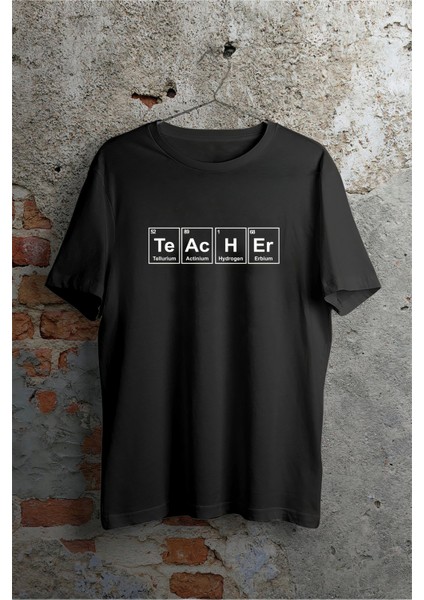 24 Kasım Öğretmenler Günü Baskılı Özel T-Shirt - Siyah