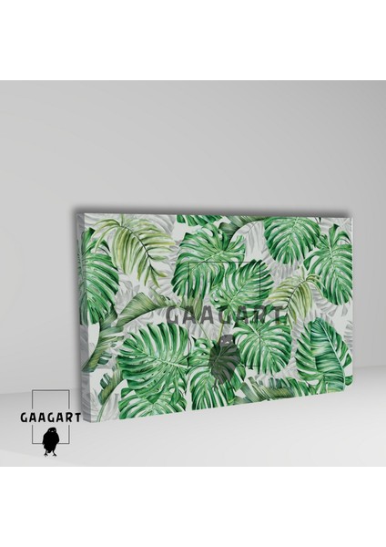 Tekli Yatay Kanvas Duvar Tablosu Canlı Deve Tabanı Yaprakları fiyatları