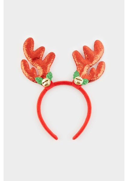 Yılbaşı Temalı Ren Geyiği Figürlü Taç E3891AXNS